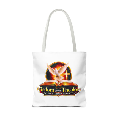 Christian Wisdom & Theology Tote Bag — 'Wisdom and Theology with Bishop Houston' Inspirational Faith Tote