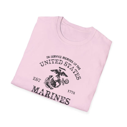 In-service Member of the United States Est 1775 Marines T‑Shirt