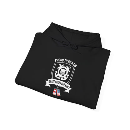 Proud to Be a US Coast Guard Veteran Hoodie