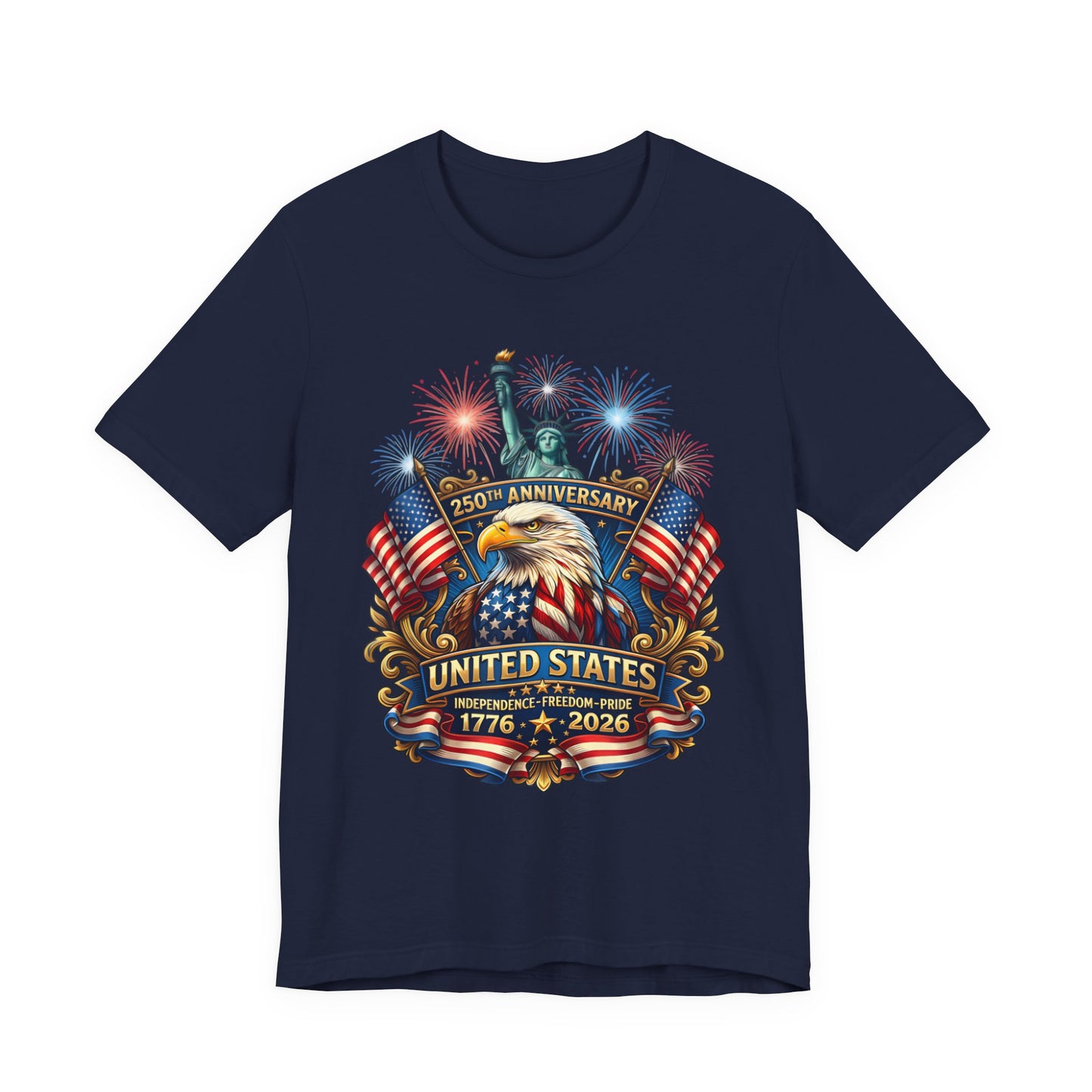 250th Anniversary United States Eagle T-Shirt – 1776–2026 Patriotic Tee
