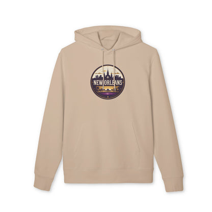New Orleans Skyline Hoodie — Vintage Crescent City Travel Pullover