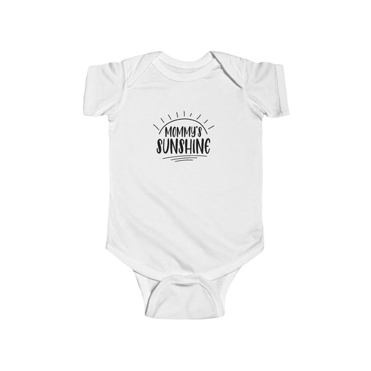 Infant Bodysuit - "Mommy's Sunshine" Baby Onesie, Newborn Sun Graphic