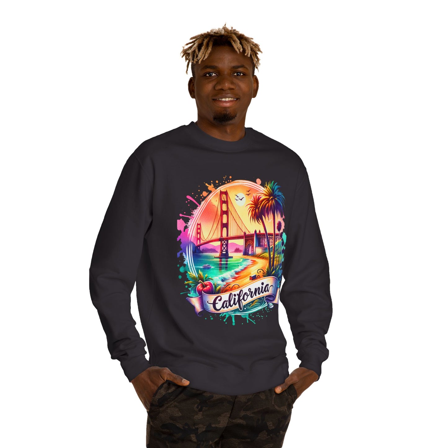 California Sunset Crewneck Sweatshirt