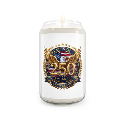 250th Anniversary Soy Candle — Patriotic Eagle Scented Candle (1776–2026)