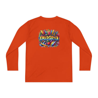 Kindergarten Crayons Youth Long Sleeve Tee