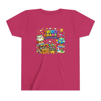 Third Grade Kids Tee — "Third Grade Out of the Classroom" Back-to-School Youth Shirt