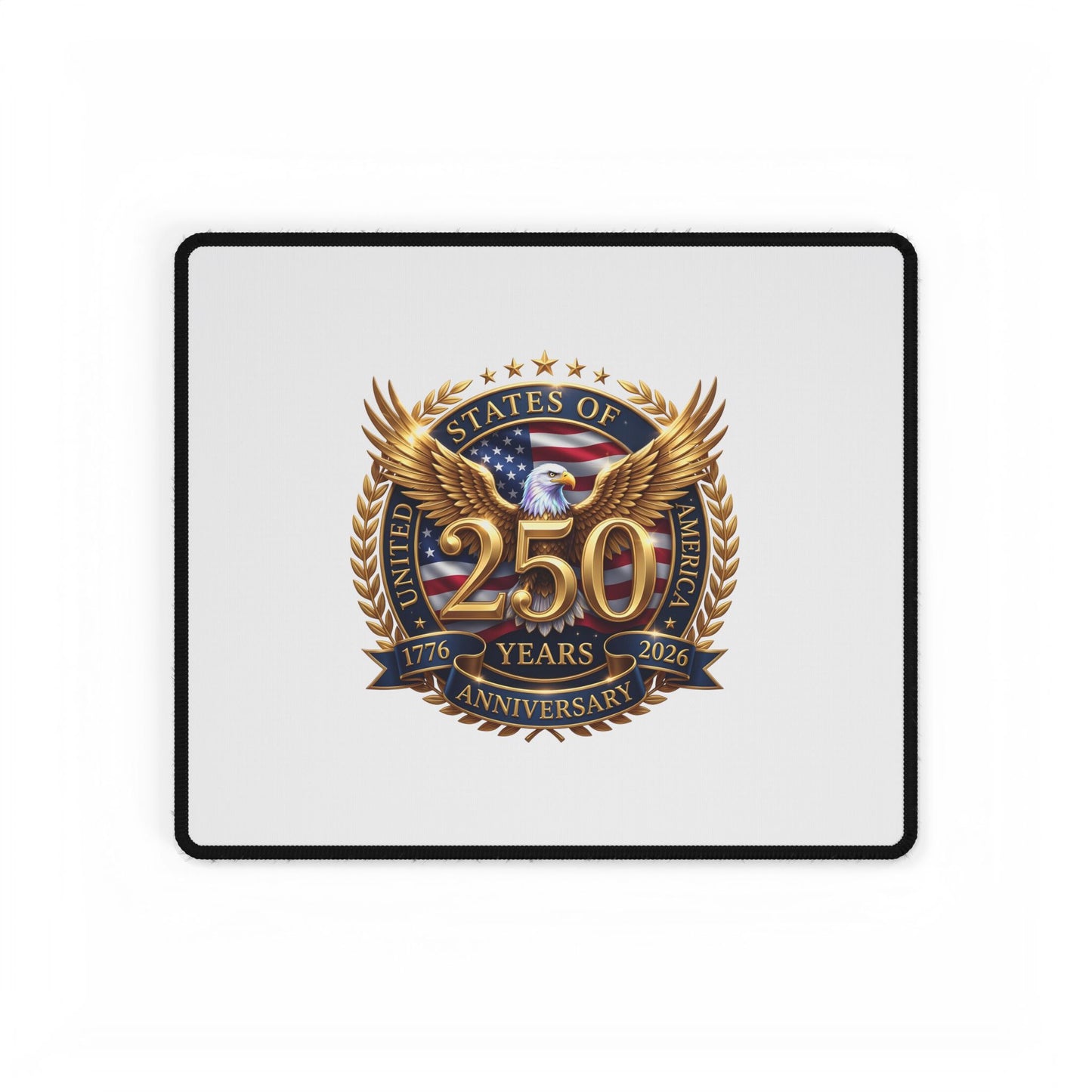 250th Anniversary USA Desk Mat — Patriotic Eagle Mousepad