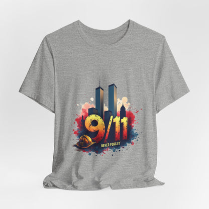 9/11 Memorial T-Shirt — Never Forget Tribute Tee