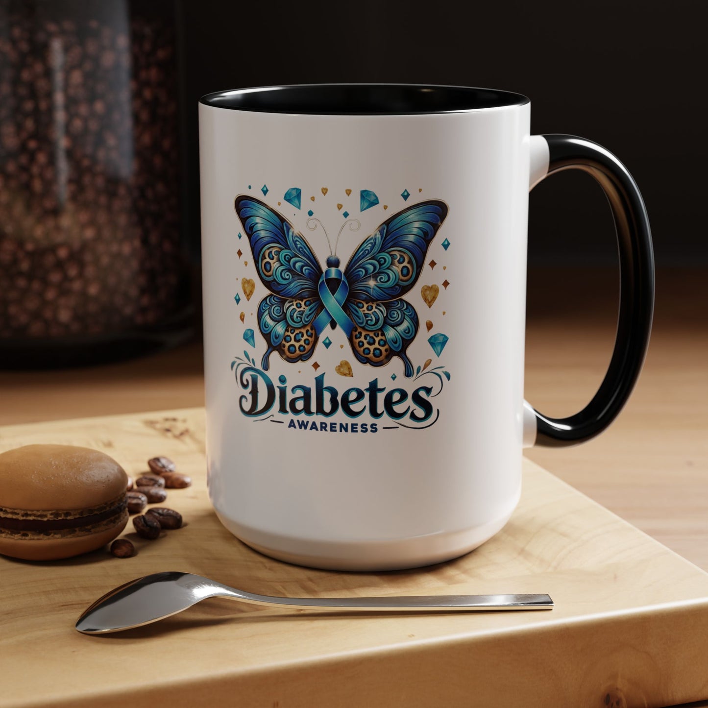 Diabetes Awareness Butterfly Coffee Mug (11/15oz)