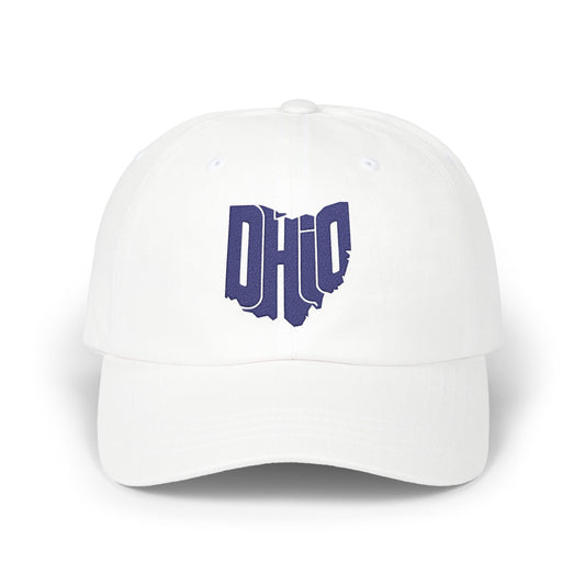 Ohio Outline Dad Cap – Classic Embroidered State Hat