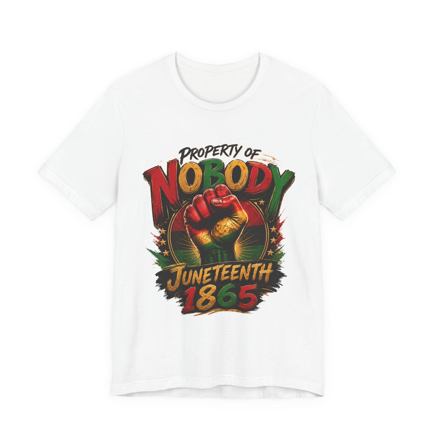 Juneteenth 'Property of Nobody' Graphic Tee — Juneteenth 1865 Celebration Shirt