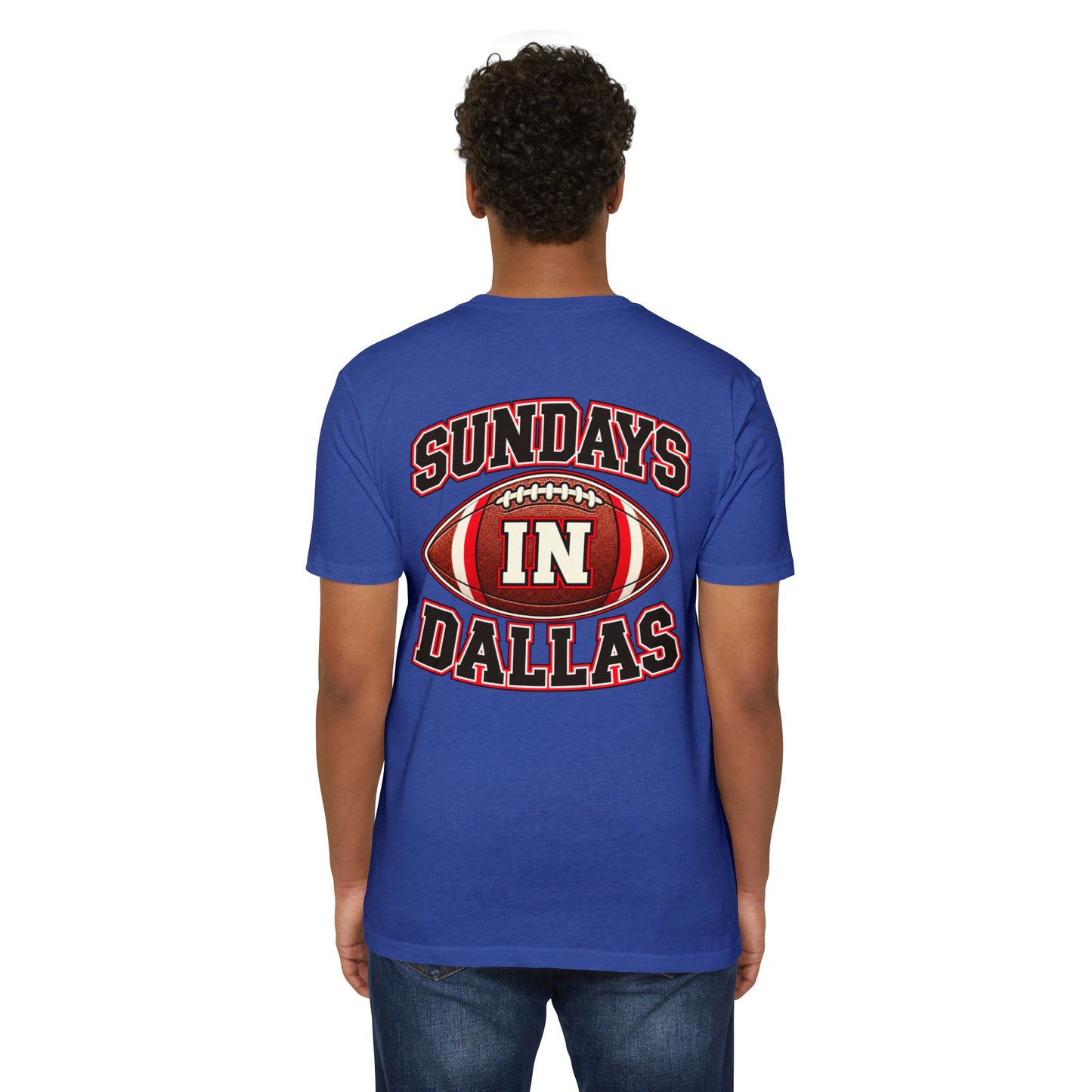 Sundays in Dallas Football T-Shirt