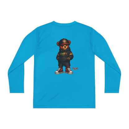 Youth Long Sleeve Tee — 'Unity' Streetwear Bear Graphic