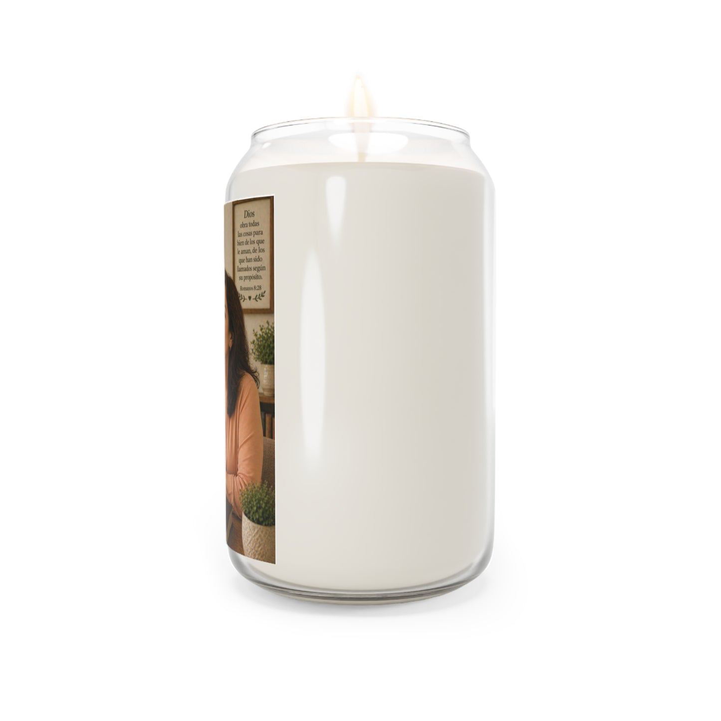 Inspirational Scripture Soy Candle — "All Things Work Together for Good" 13.75oz