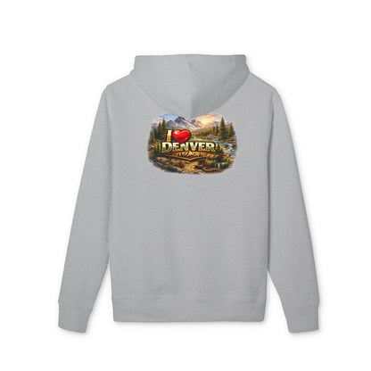 Denver Scenic Hoodie - I  Denver Mountain Landscape Pullover