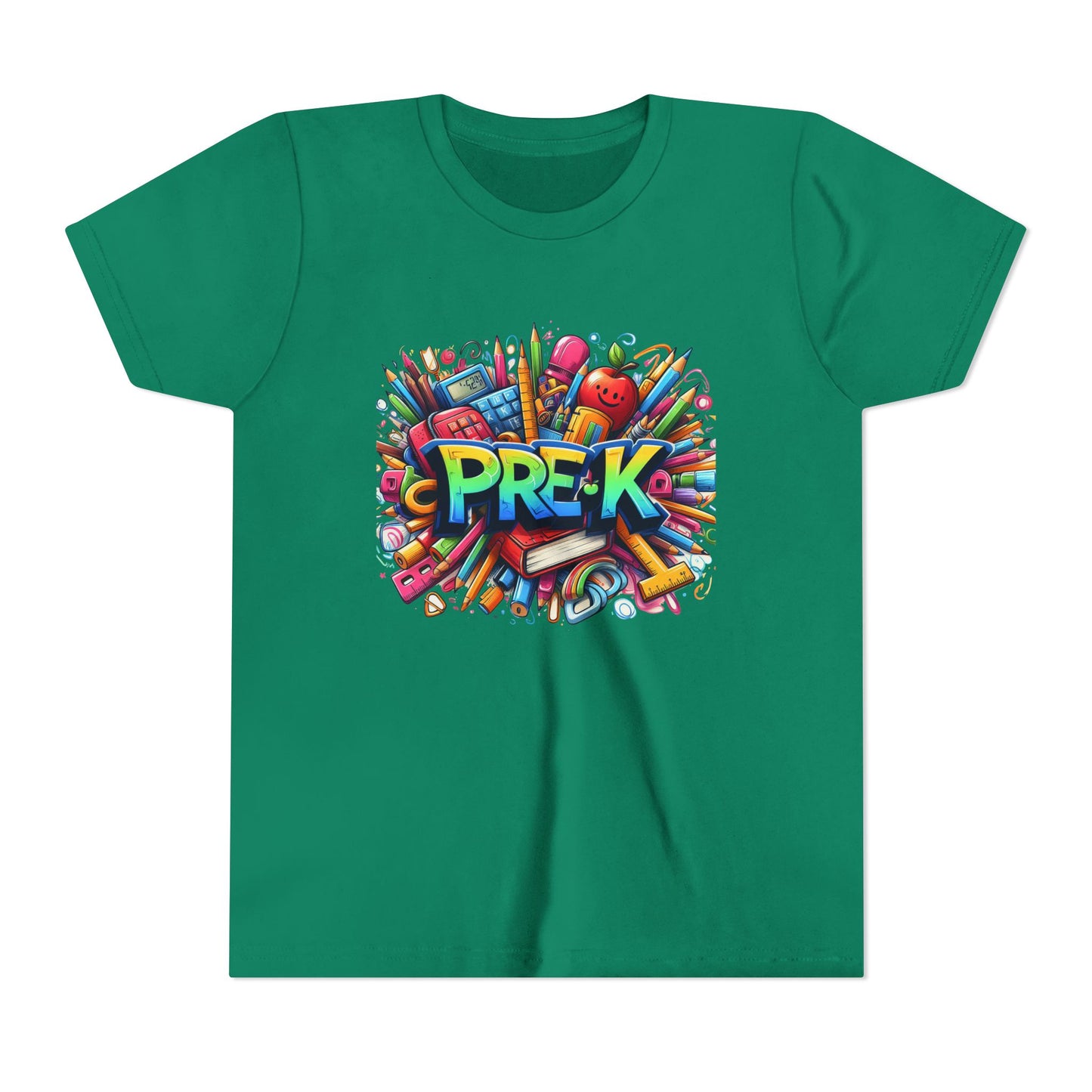 PRE-K Kids Tee — Colorful Back-to-School Pre-K Shirt for Preschoolers