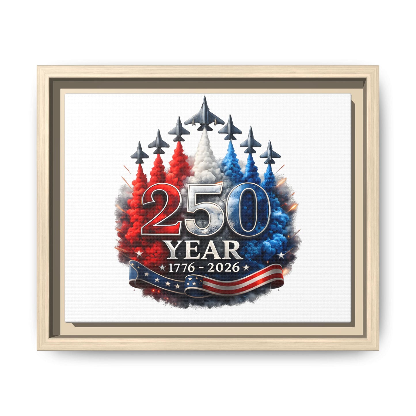 Matte Canvas, Framed (Multi-color)
