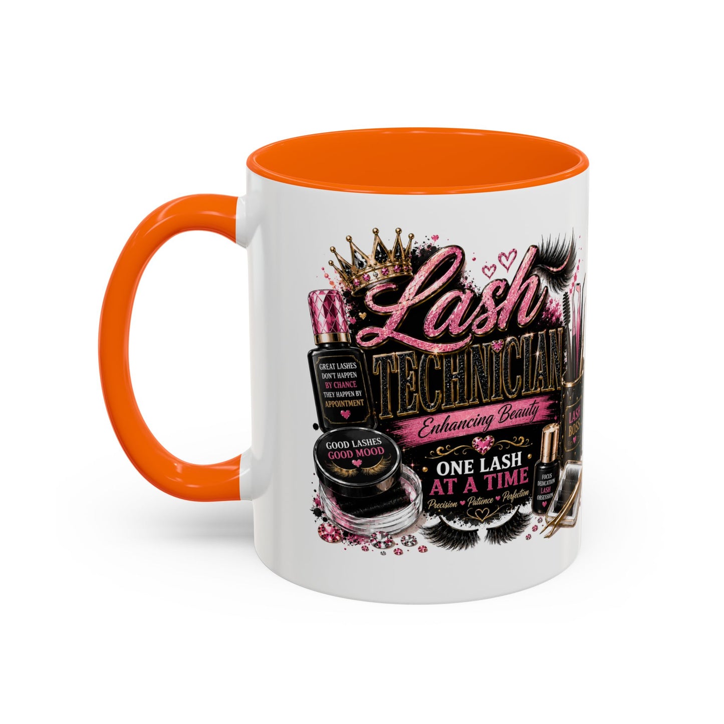 Lash Technician Coffee Mug — "Lash Technician: One Lash at a Time" Accent Mug