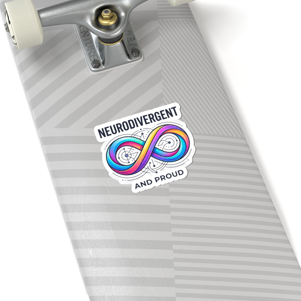 Neurodivergent & Proud Kiss-Cut Stickers | Neurodiversity, Autistic Pride