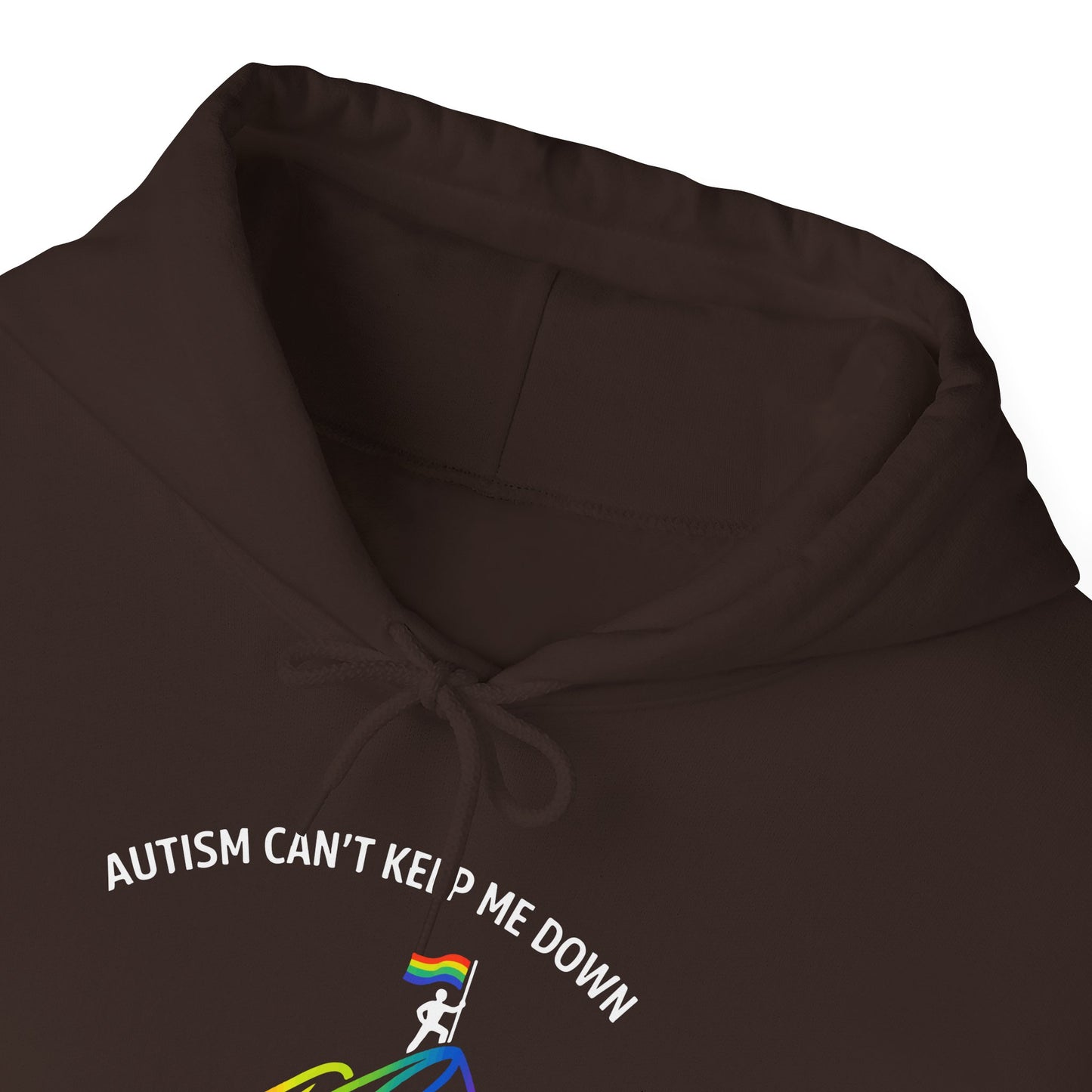 Autism Can't Keep Me Down Fight Resilience Strength Hoodie