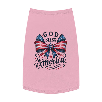 God Bless America Patriotic Pet Tank Top