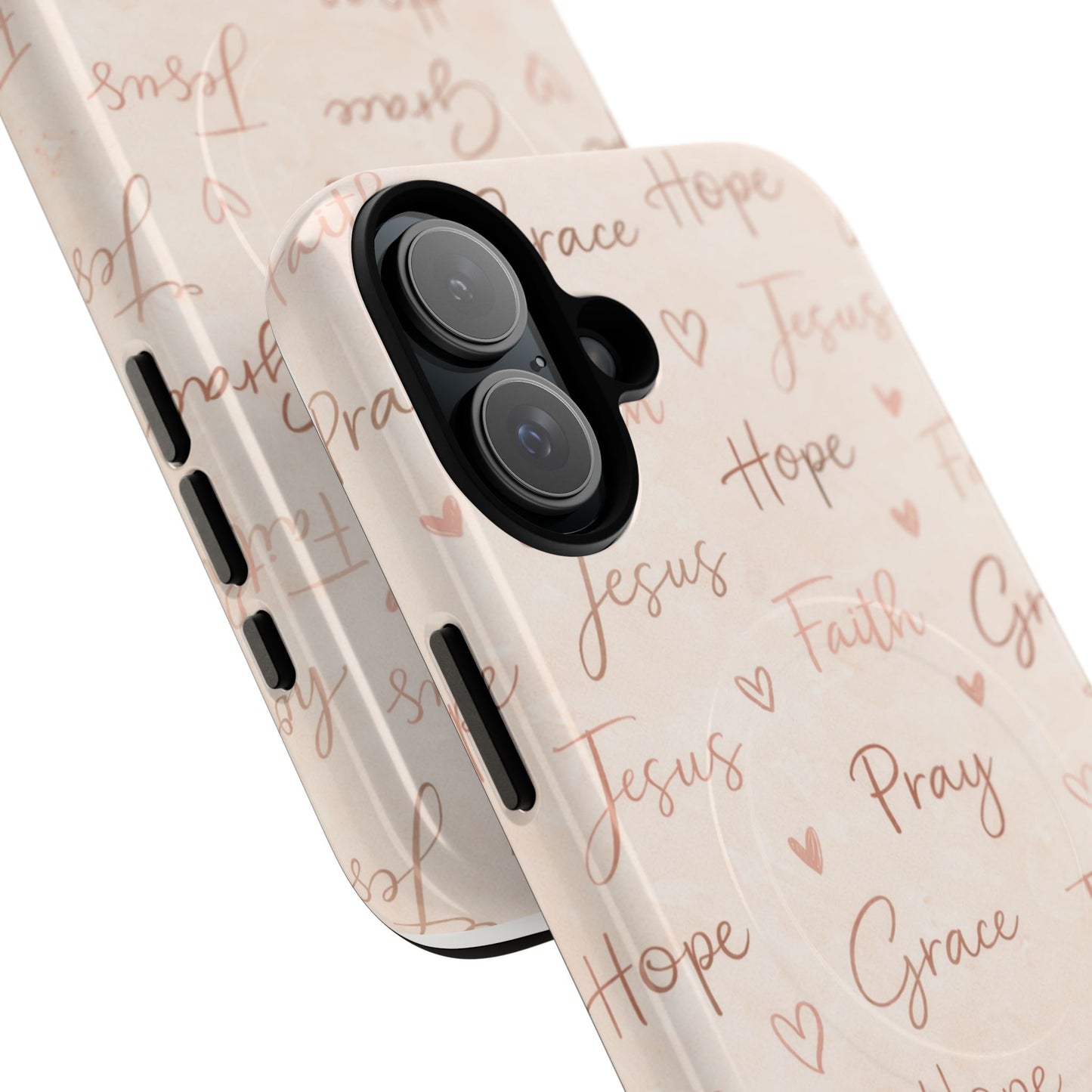 Christian Words Tough Magnetic Phone Case — Hope Pray Grace Jesus Faith