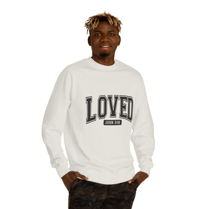 Loved John 3:16 Sweatshirt — Christian Faith Crewneck