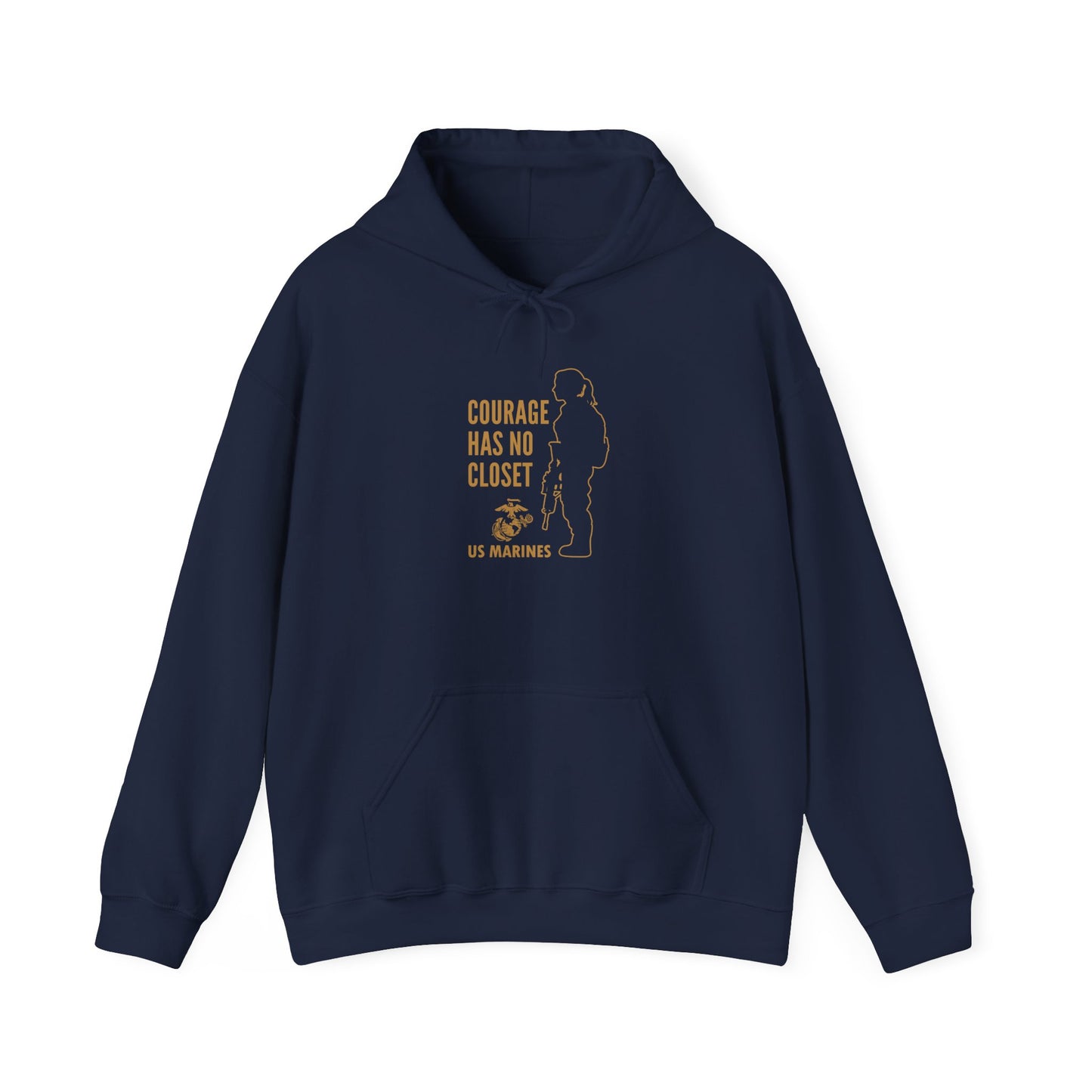 Courage Has No Closet US Marines Hoodie