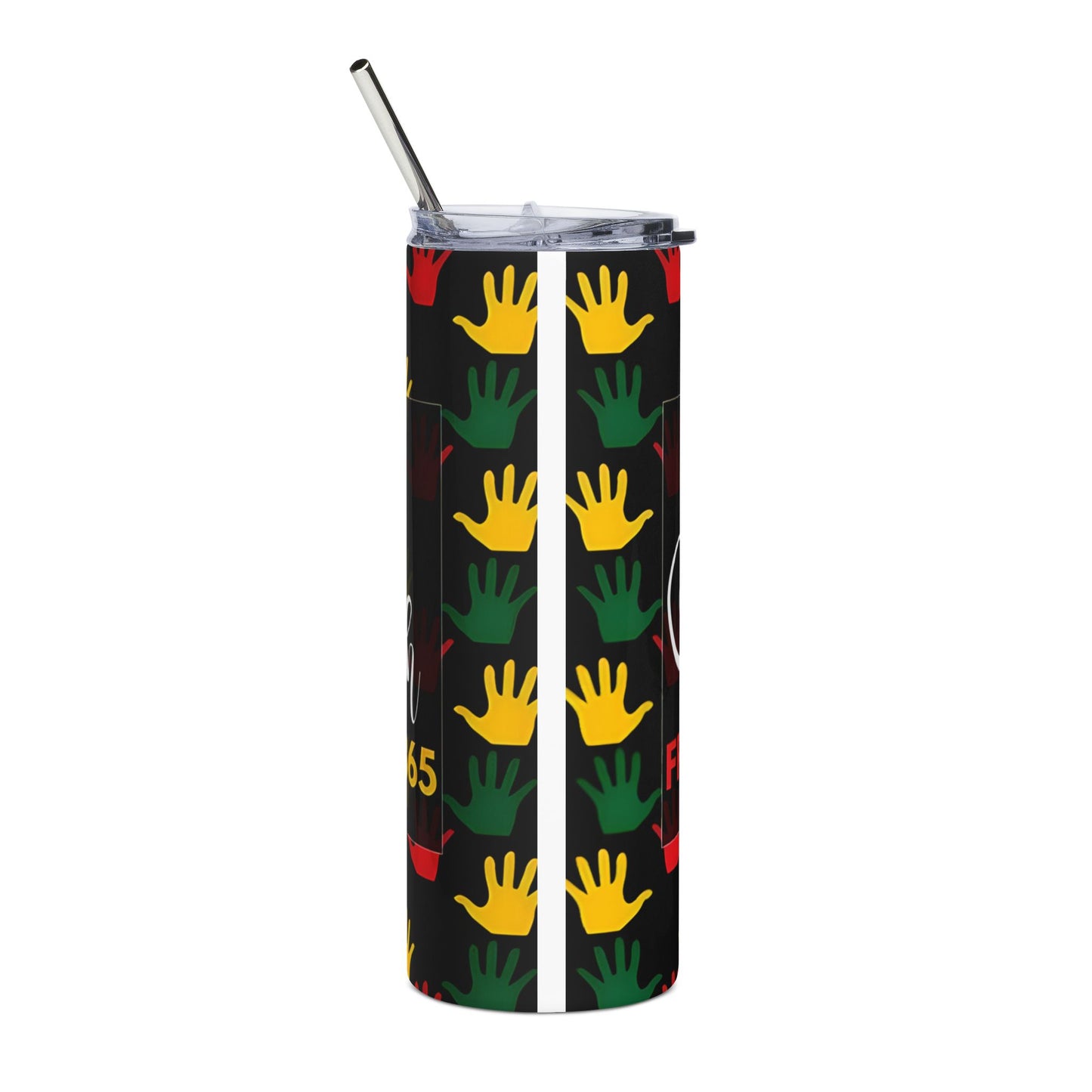 20oz Freedom Tumbler — Juneteenth Celebration Stainless Steel Travel Cup