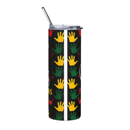 20oz Freedom Tumbler — Juneteenth Celebration Stainless Steel Travel Cup