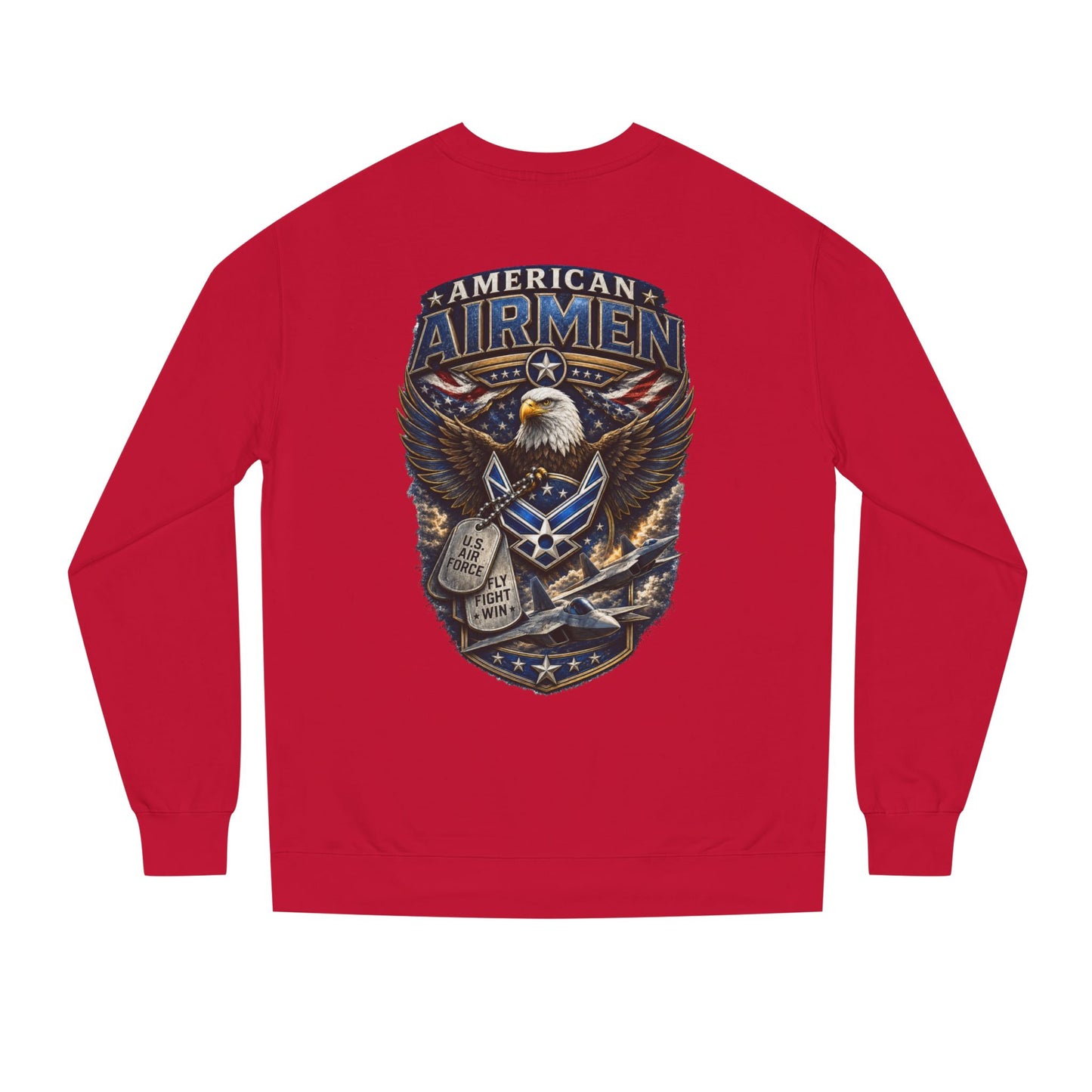 American Airmen Eagle Sweatshirt — Patriotic Air Force Crewneck