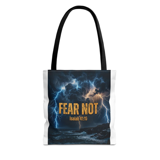 "Fear Not" - Isaiah 41:10 Tote Bag