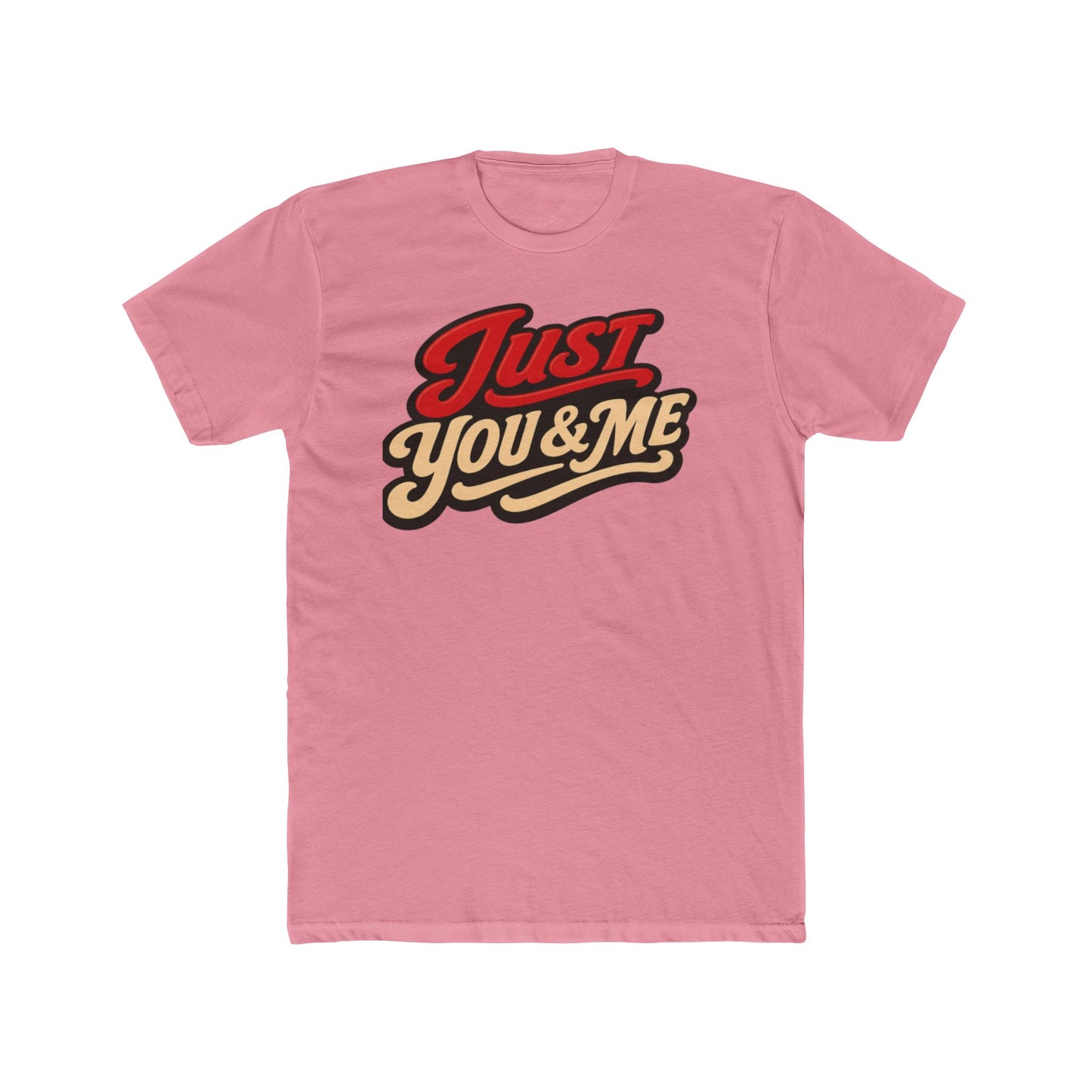 Just You & Me Graphic Tee — Retro Couples Love Shirt