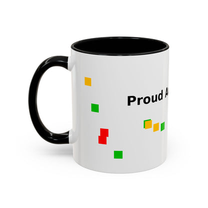 Autism Proud Mom Accent Coffee Mug – 11/15oz Color Accent