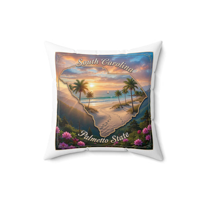 Spun Polyester Square Pillow