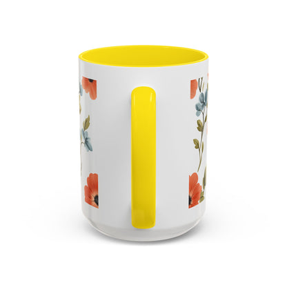 She Held My Hand Forever Floral Coffee Mug