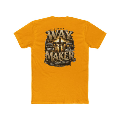 Waymaker T-Shirt — Christian Faith Graphic Tee with Cross and Inspirational Verse