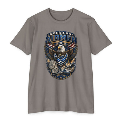 American Airmen Eagle T-Shirt — Patriotic USA Air Force Graphic Tee