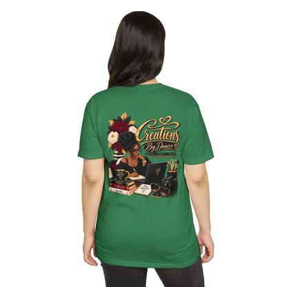Creations By Denee Graphic T-Shirt — Black Woman Designer Artist Desk Tee
