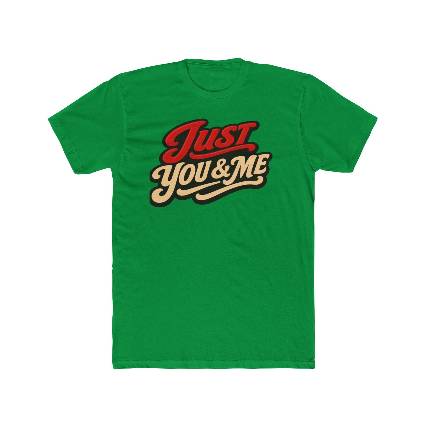 Just You & Me Graphic Tee — Retro Couples Love Shirt