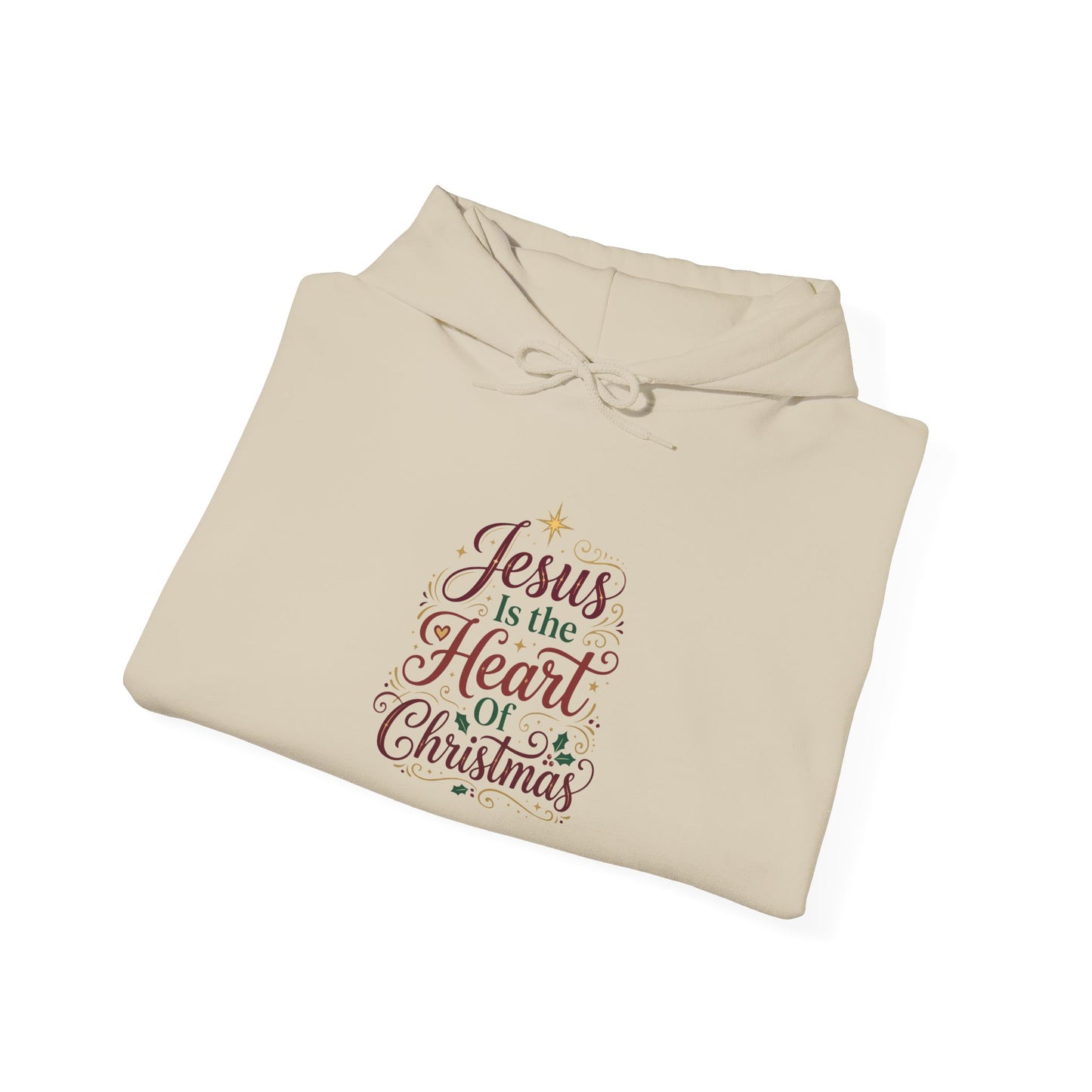Jesus Is the Heart of Christmas Hoodie