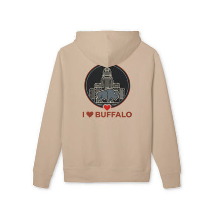 Buffalo Skyline Hoodie — I  Buffalo Retro Cityscape