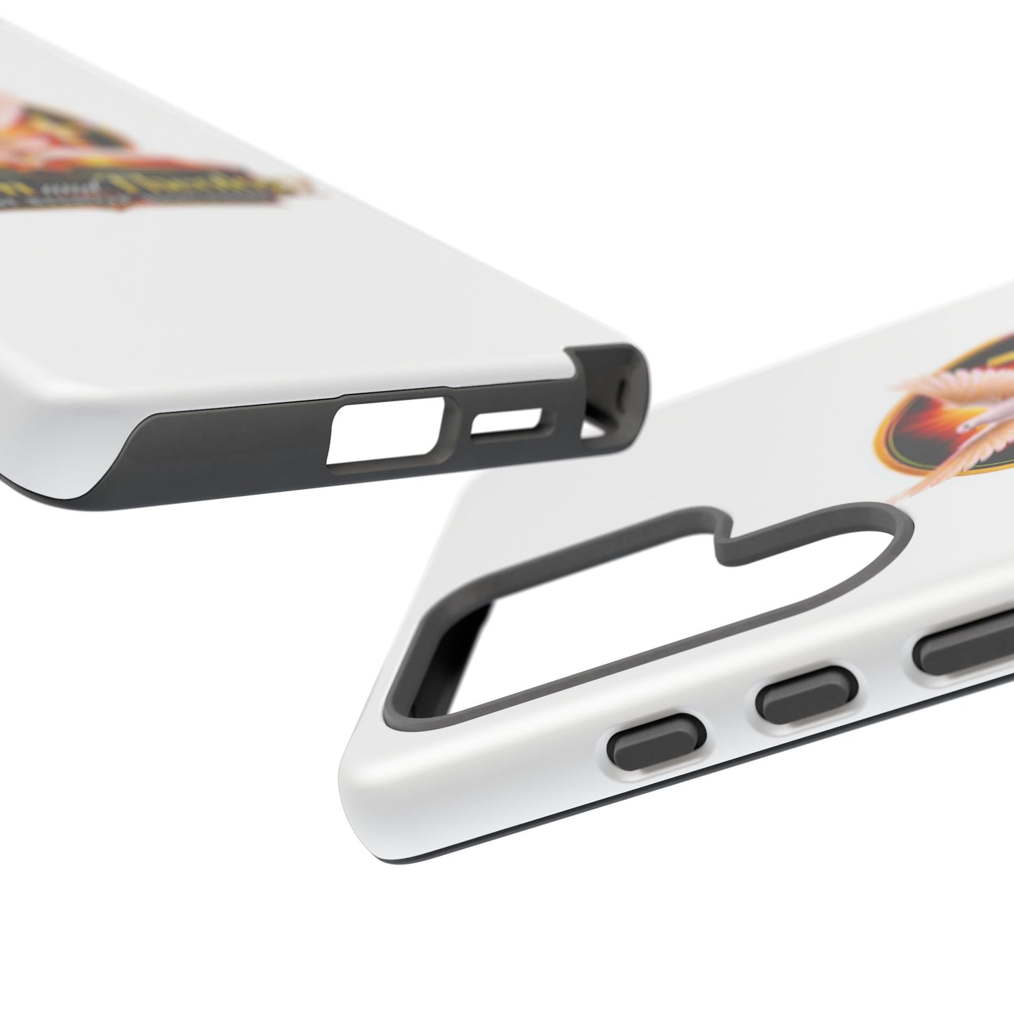 Wisdom and Theology Phone Case — Christian Dove & Cross Protective Tough Case