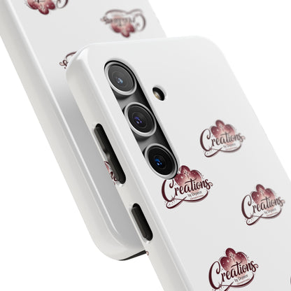 Logo Pattern Tough Phone Case — Creations Repeat Design