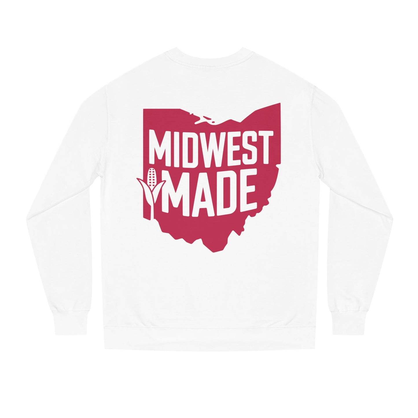 Midwest Made Sweatshirt — Ohio State Outline Corn Graphic Crewneck