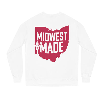 Midwest Made Sweatshirt — Ohio State Outline Corn Graphic Crewneck
