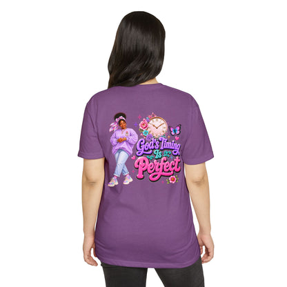 God's Timing Is Perfect T-Shirt — Faith-Inspired Inspirational Tee