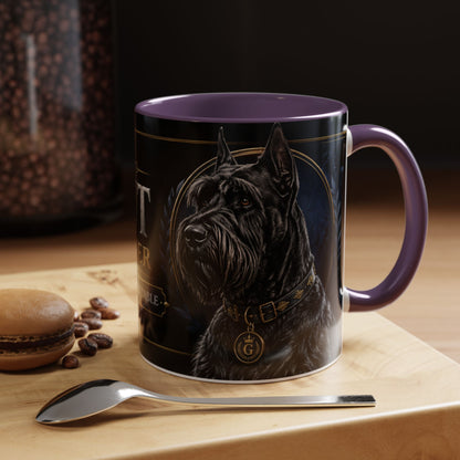 Giant Schnauzer Coffee Mug — Bold Black Accent 11/15oz
