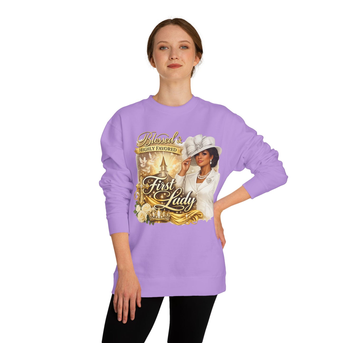 First Lady 'Blessed & Highly Favored' Sweatshirt