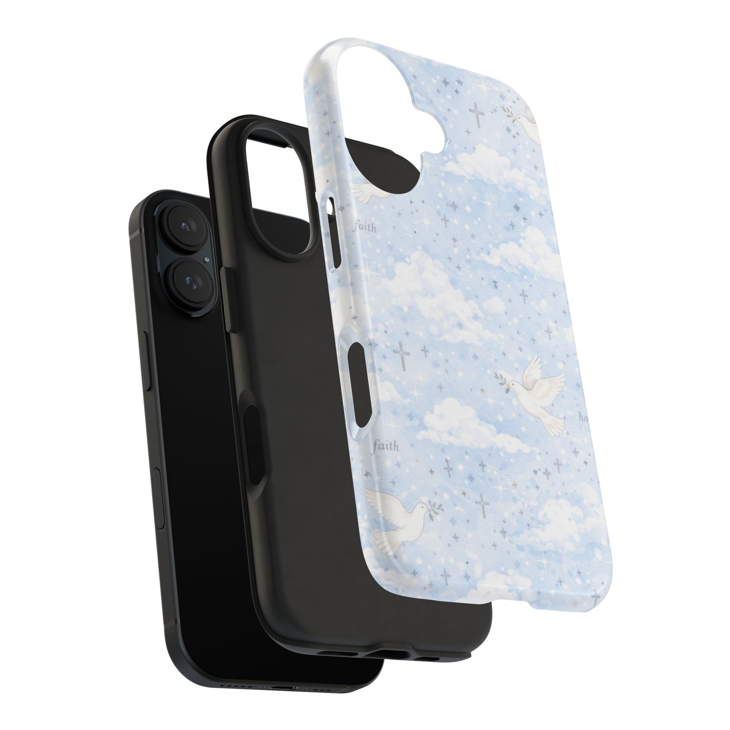 Hope Faith Phone Case | Christian floral iPhone Case